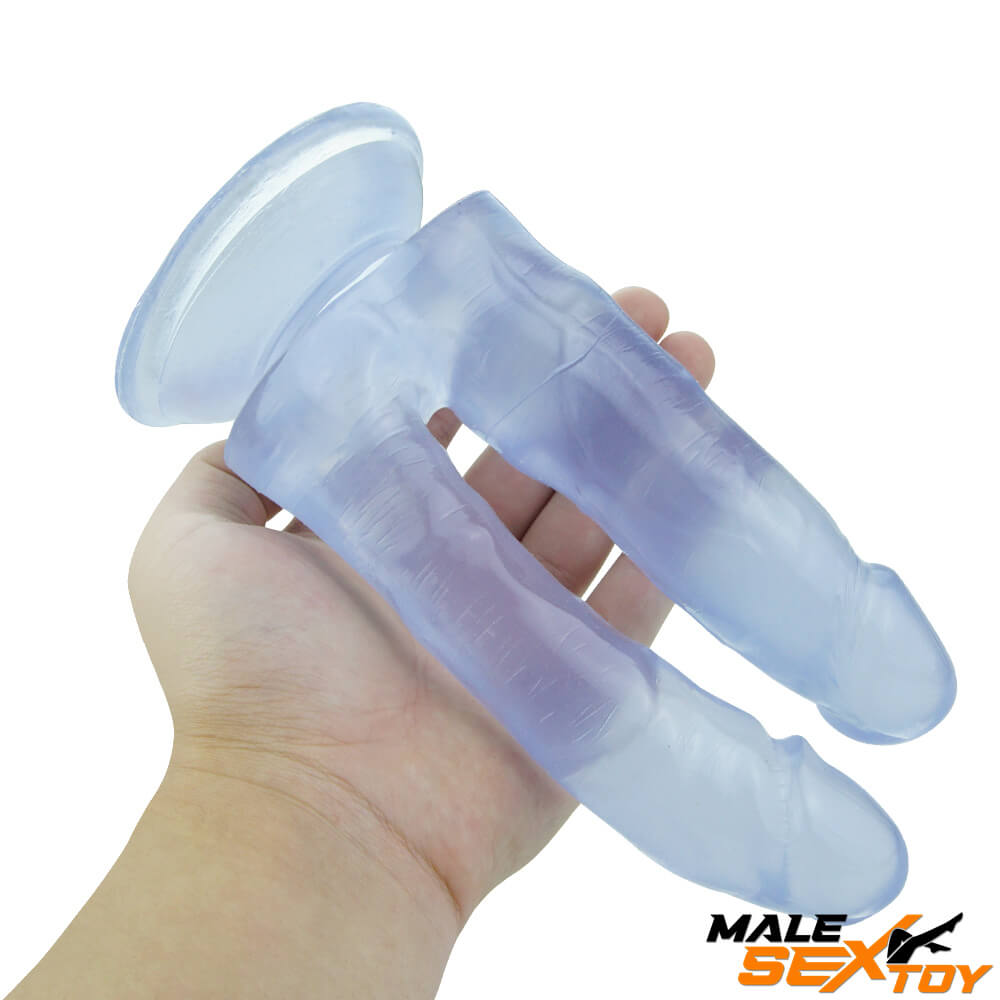 7.09in Dual Sided Dildo For Gay Men Anus Stimulation Male sex toy