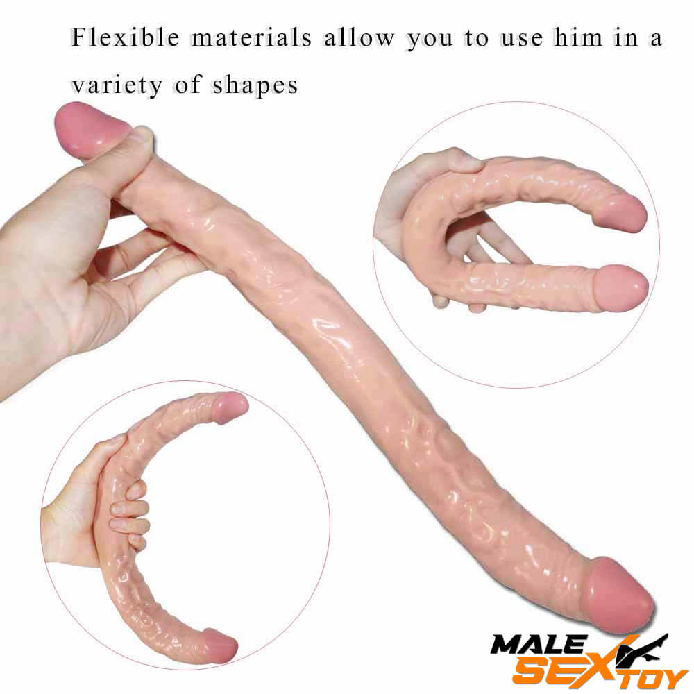 16.5in Long Dual Heads Dildo For Men Masturbation Male sex toy