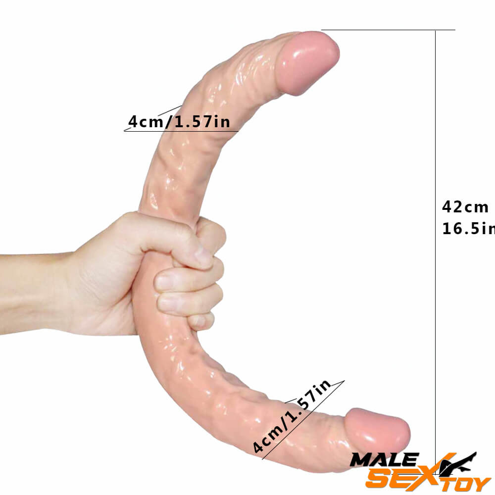 16.5in Long Dual Heads Dildo For Men Masturbation Male sex toy