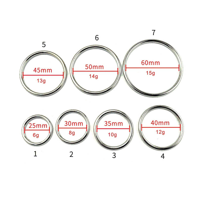 High Quality Metal Penis Ring Ball Stretcher Delay Ejaculation Sex Toy Male sex toy