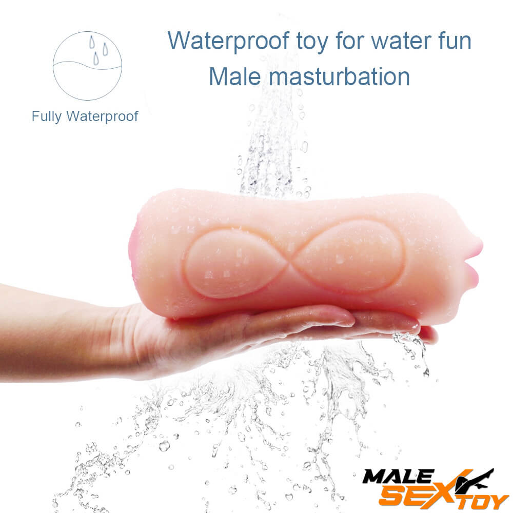 Dual Heads TPR Pussy Sex Toy With Mouth and Vagina Male sex toy