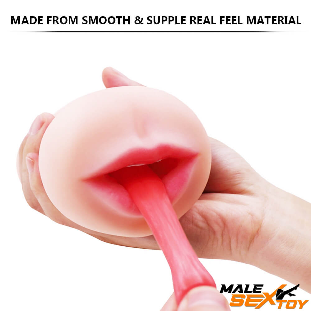Dual Heads TPR Pussy Sex Toy With Mouth and Vagina Male sex toy