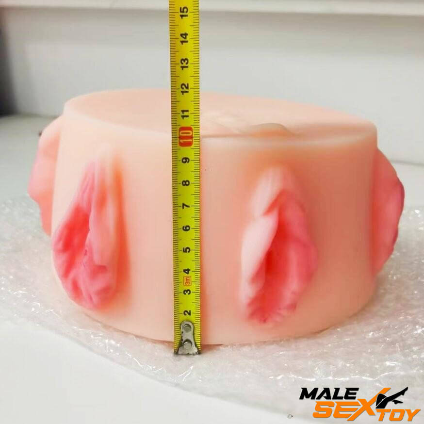 Realistic Birthday Cake Design Pocket Pussy With Multiple Channels Male sex toy
