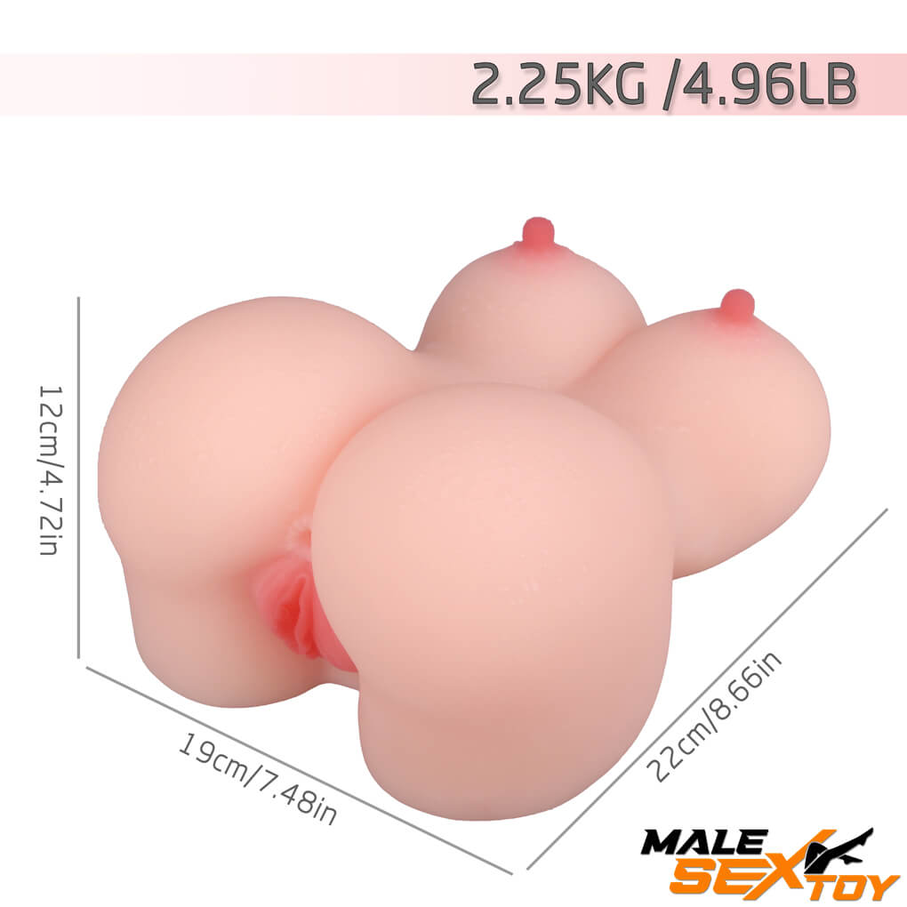 4.96lb Big Ass Sex Doll Torso With Plump Breasts Masturbator Male sex toy