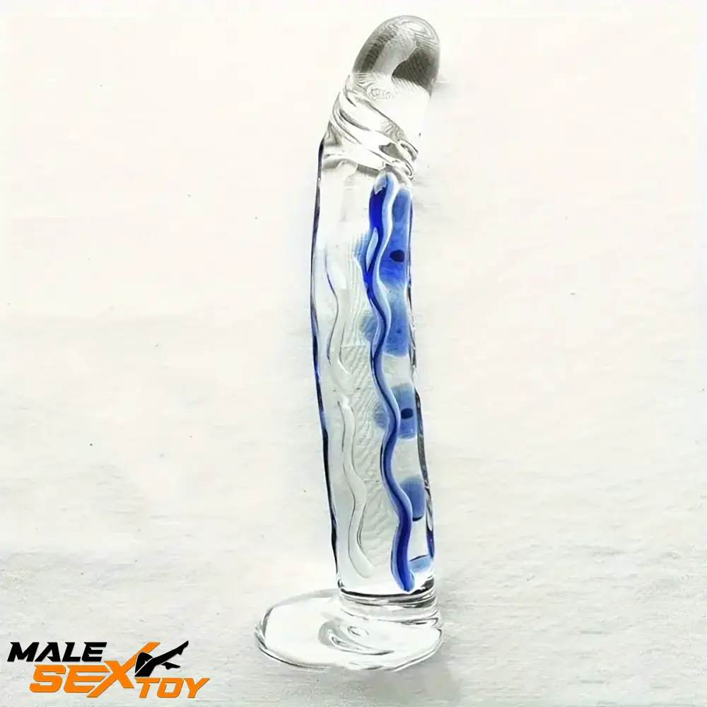 6.5in Premium Crystal Glass Dildo Sex Toy For Vagina Glass Love Toy Male Sex Toy