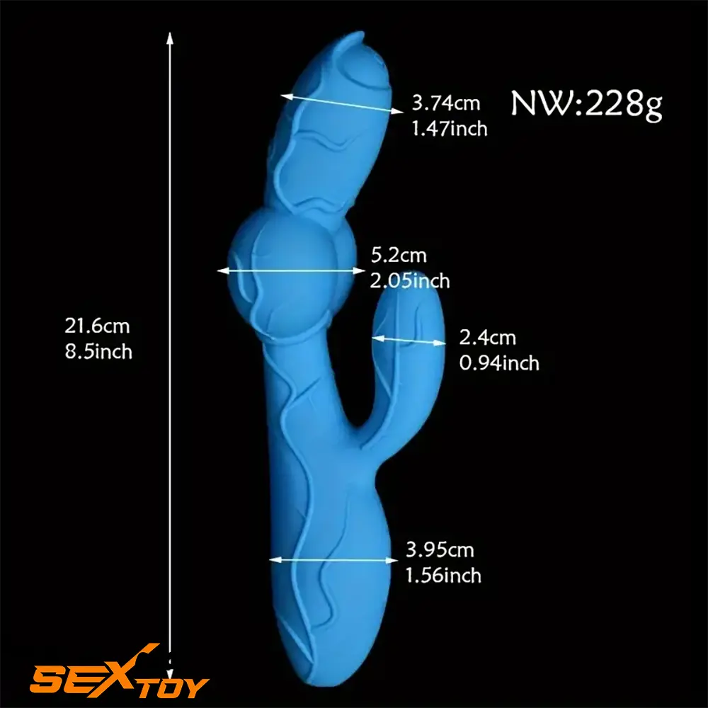 8.5in Silicone Soft Big Dildo For Women Men G-Spot Vaginal Loving Male Sex Toy