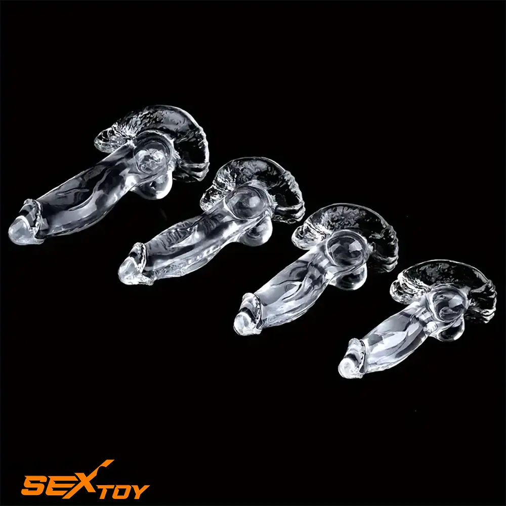 7.87in 8.86in 10.43in 11.22in Clear Soft Big Dildo For Women Sex Love Male Sex Toy