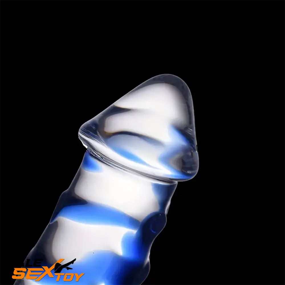 11.02in Clear Double Heads Glass Crystal Large Dildo For Sex Orgasm Male Sex Toy