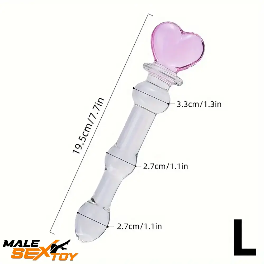 5.1in 6.5in 7.7in 7.9in Glass Crystal Dildo For Female Love Pleasure Male Sex Toy