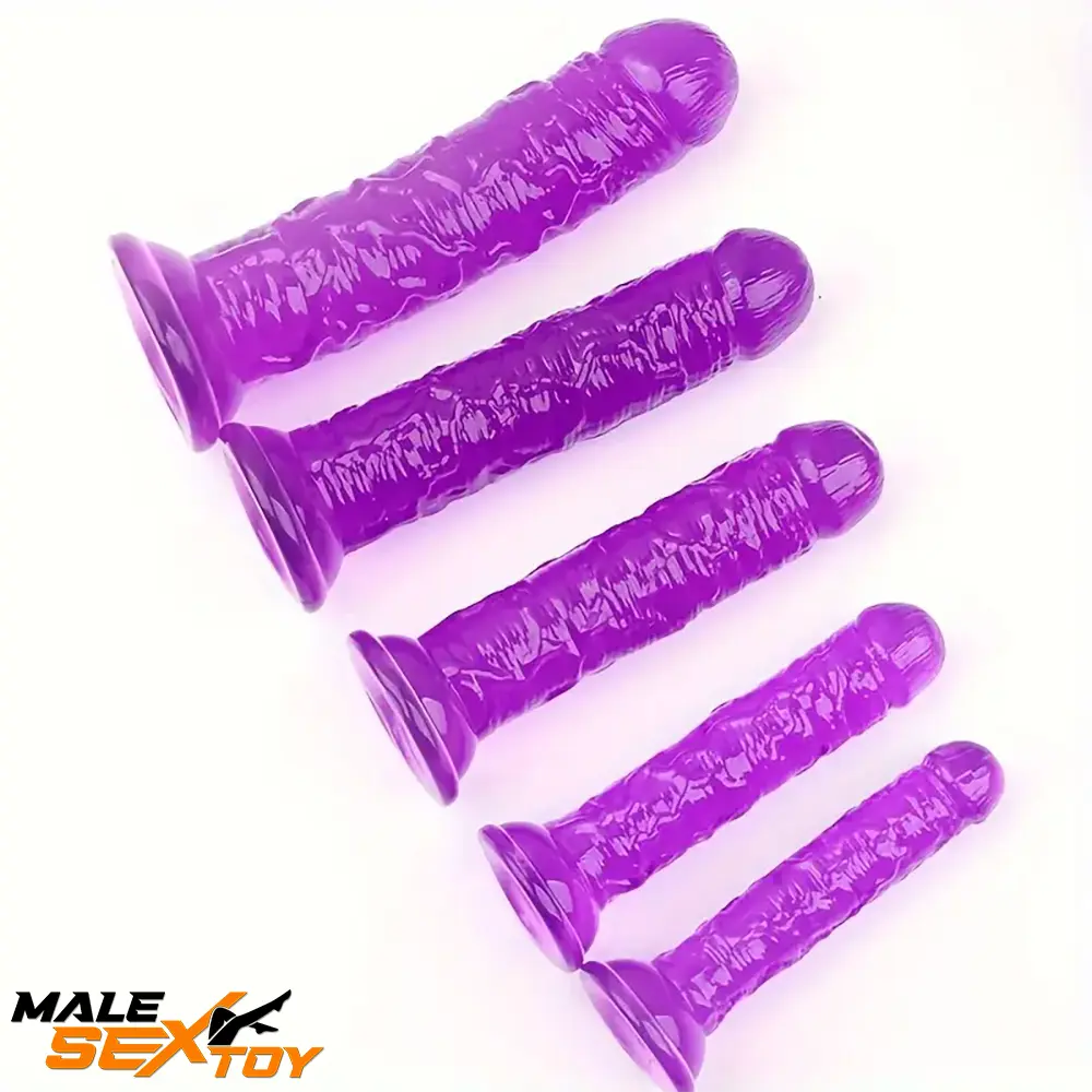 5.31in 5.51in 6.3in 7.09in 7.87in Crystal Dildo For Women Anal Love Male Sex Toy
