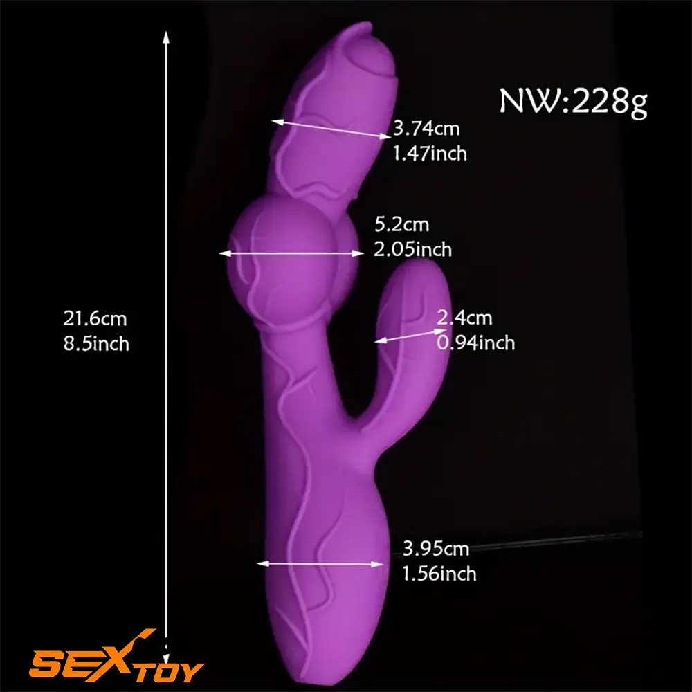 8.5in Silicone Soft Big Dildo For Women Men G-Spot Vaginal Loving Male Sex Toy
