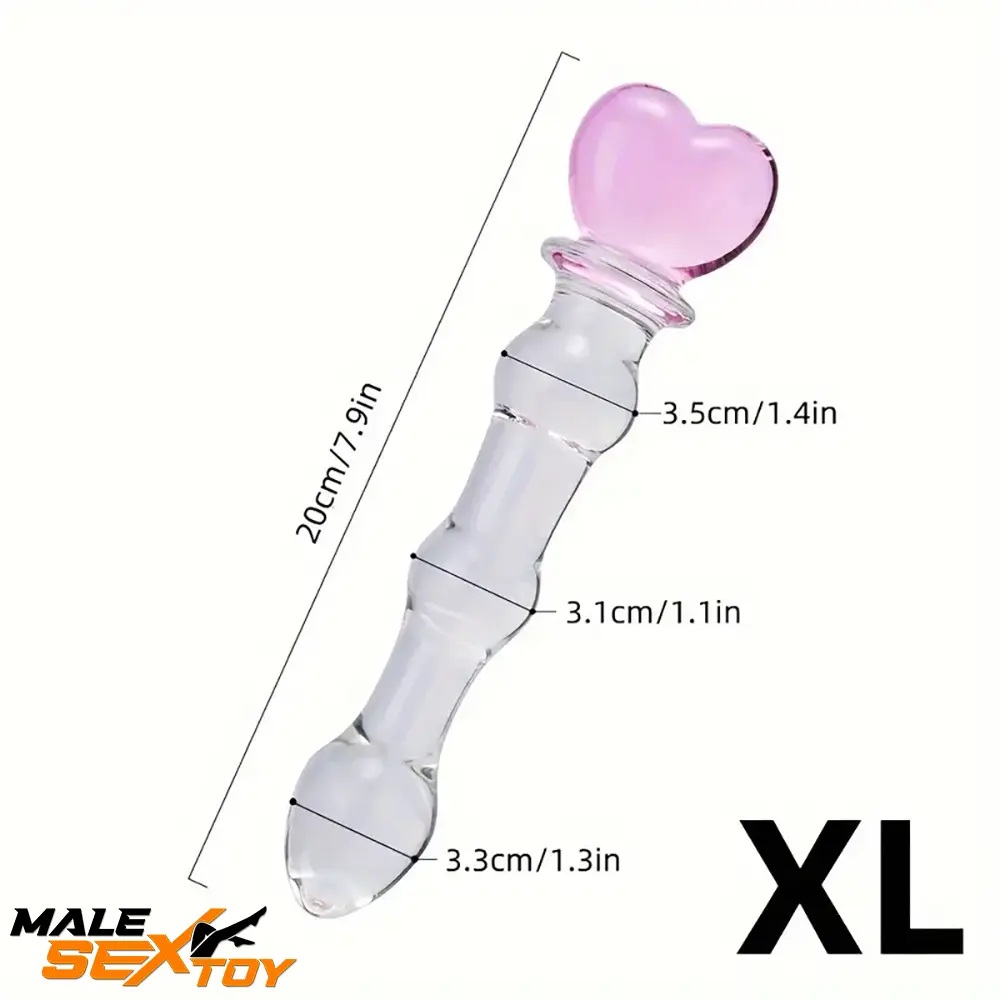 5.1in 6.5in 7.7in 7.9in Glass Crystal Dildo For Female Love Pleasure Male Sex Toy