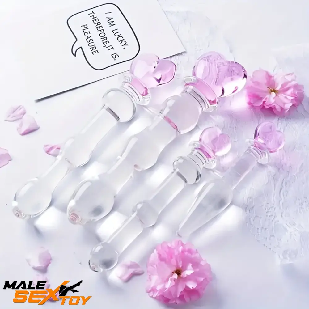 5.1in 6.5in 7.7in 7.9in Glass Crystal Dildo For Female Love Pleasure Male Sex Toy