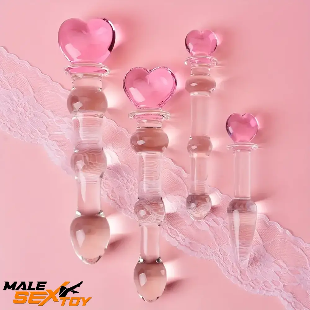 5.1in 6.5in 7.7in 7.9in Glass Crystal Dildo For Female Love Pleasure Male Sex Toy