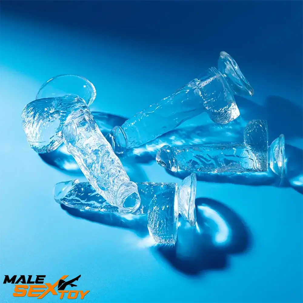 6.4in 7in 8in 9in Clear Real Cock Dildo For G-Spot Vaginal Sex Orgasm Male Sex Toy