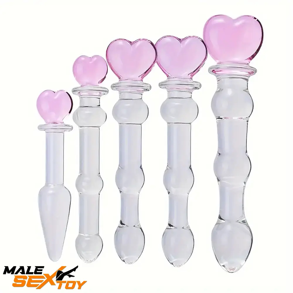 5.1in 6.5in 7.7in 7.9in Glass Crystal Dildo For Female Love Pleasure Male Sex Toy
