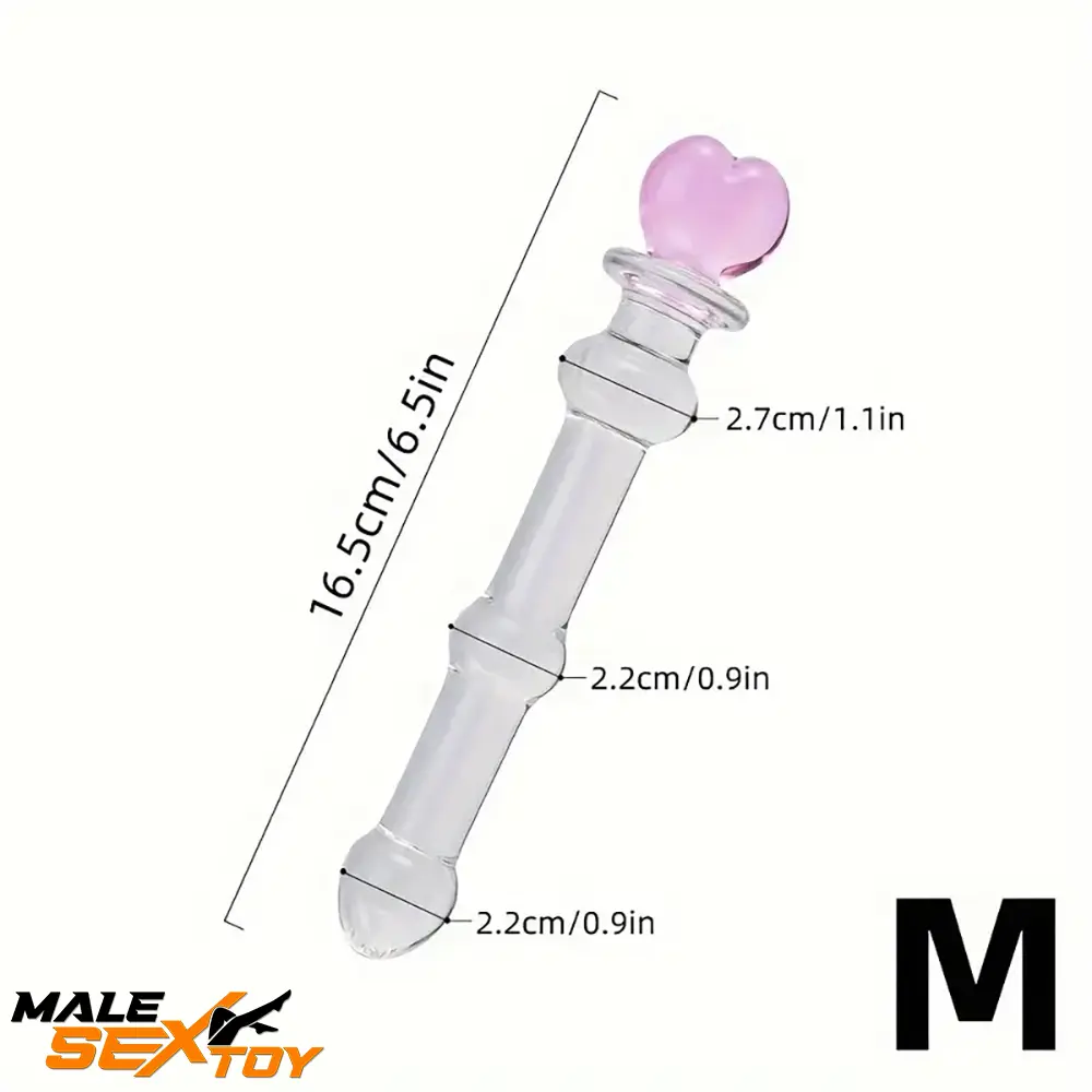 5.1in 6.5in 7.7in 7.9in Glass Crystal Dildo For Female Love Pleasure Male Sex Toy