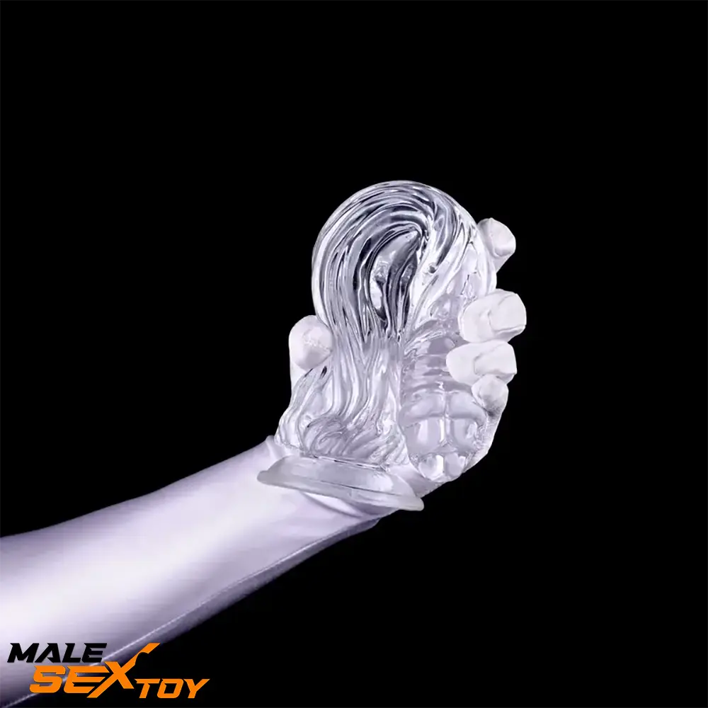 9.5in 10.7in 11.8in Clear Crystal Huge Animal Dildo For Love Massage Male Sex Toy