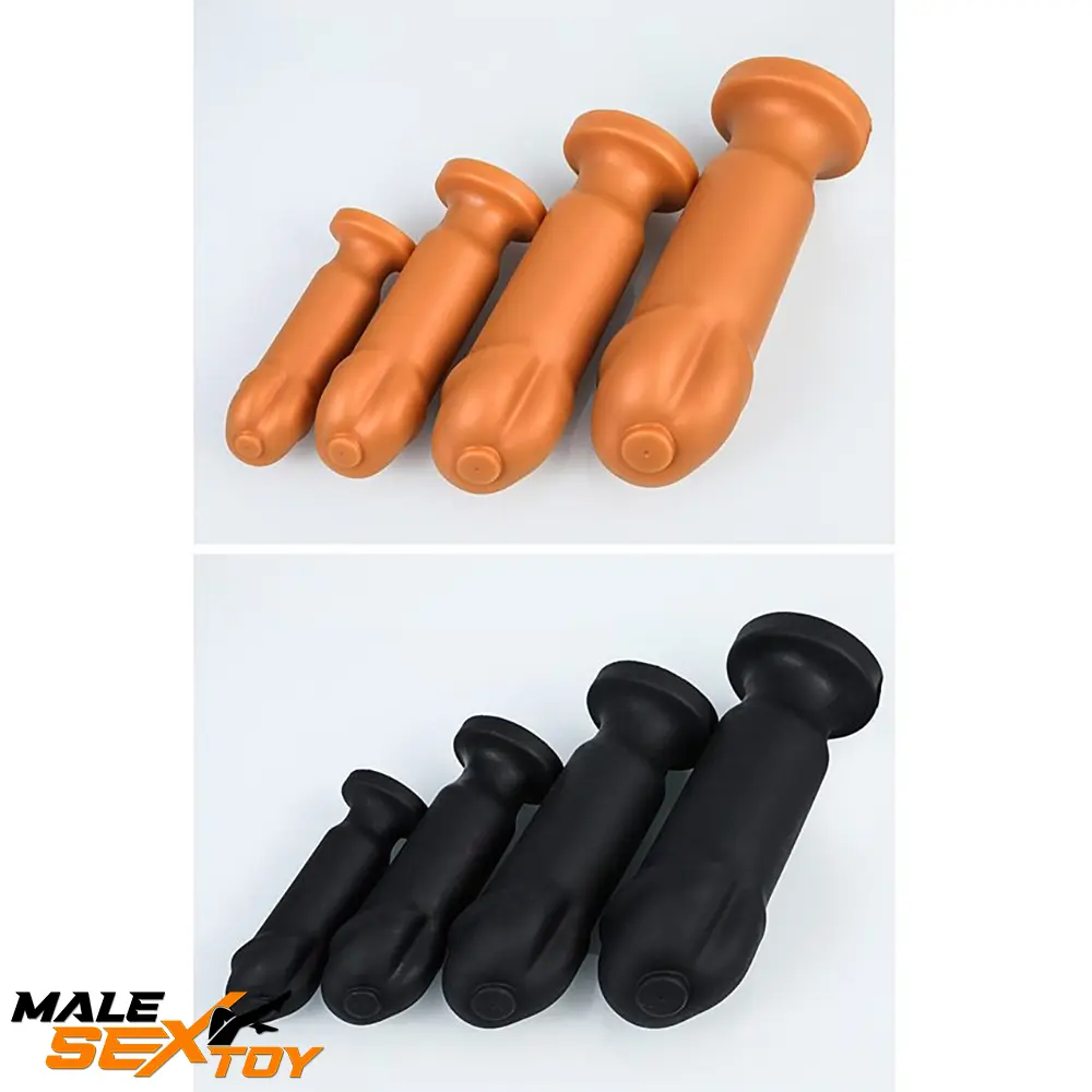 5.12in 6.29in 7.87in 9.06in Silicone Soft Odd Female Suction Cup Dildo Male Sex Toy