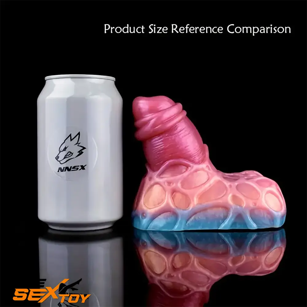 4.1in Unisex Small Monster Silicone Soft Dildo For Prostate Massage Male Sex Toy