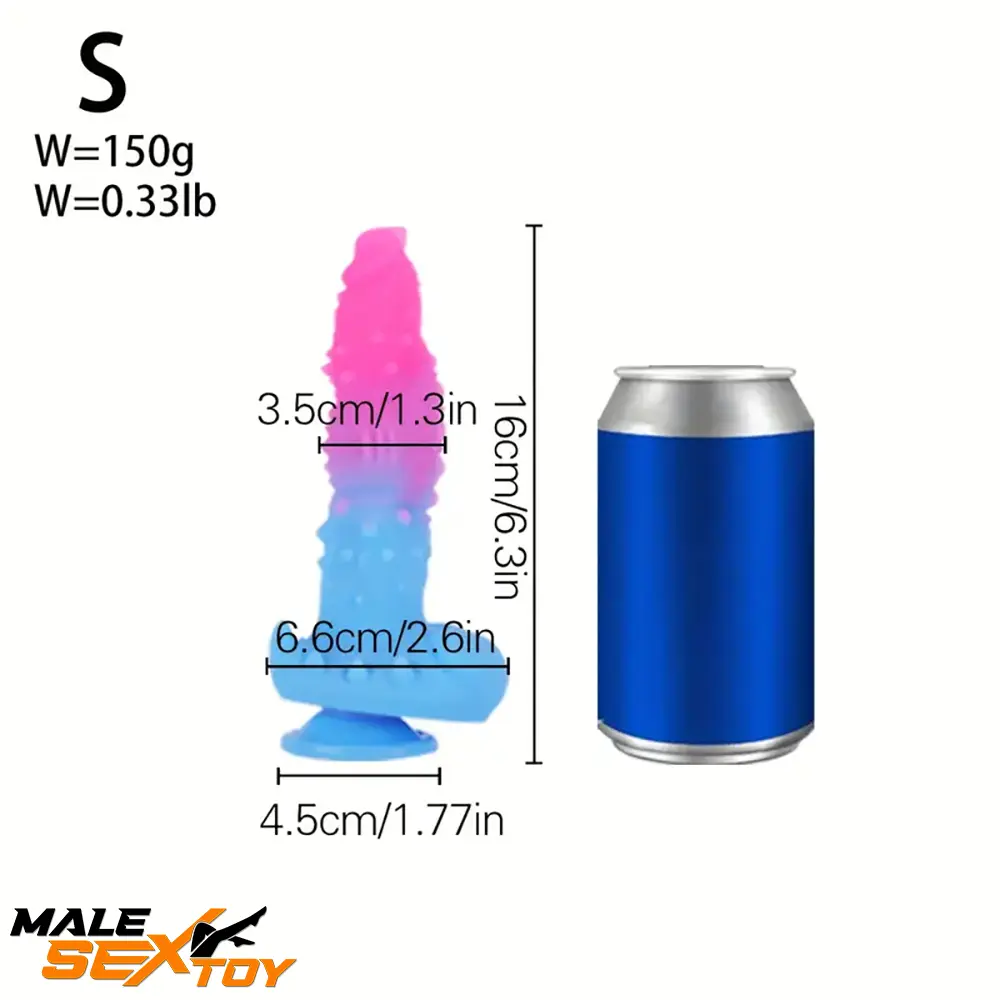 6.3in 7.08in 7.87in 9.05in 10.23in Silicone Fantasy Soft Dildo Female Toy Male Sex Toy