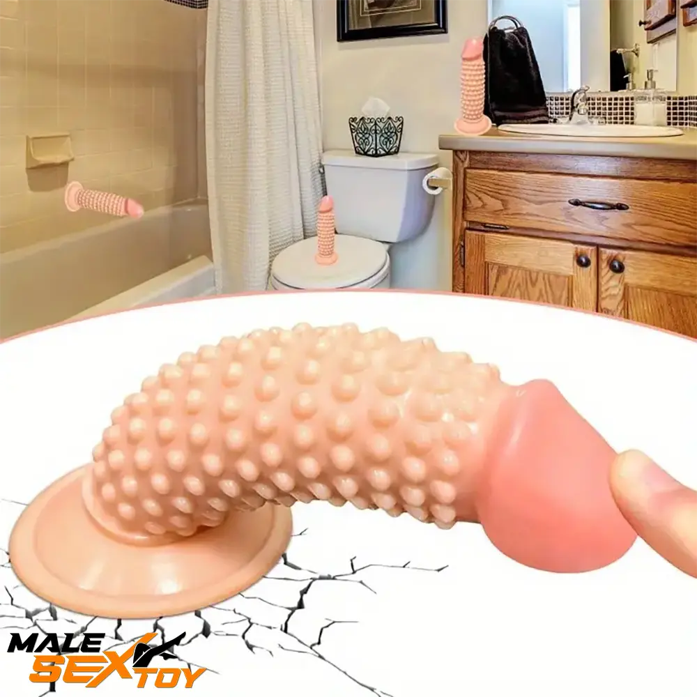5.2in Spiked Dildo For Anal Expansion Adult Female Toy With Suction Cup Male Sex Toy
