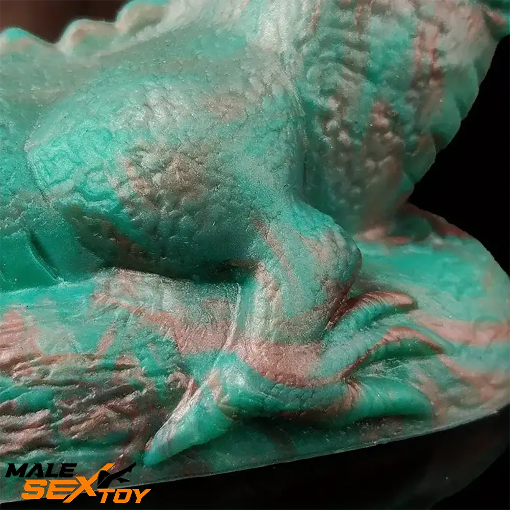 8.66in Fantasy Animal Dinosaur Monster Silicone Thick Soft Dildo Male Sex Toy