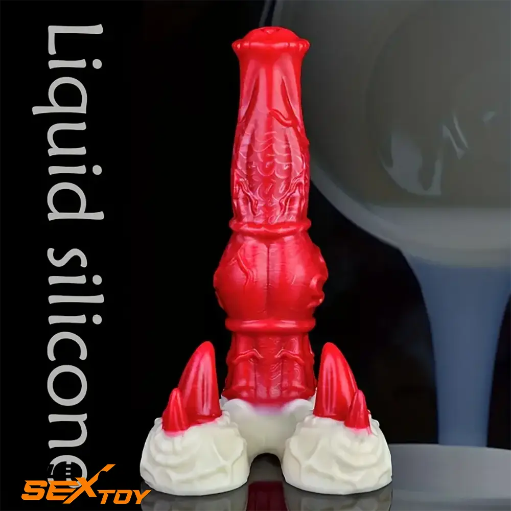 10.01in Big Animal Horse Cock Silicone Soft Cock Dildo For Anus Male Sex Toy