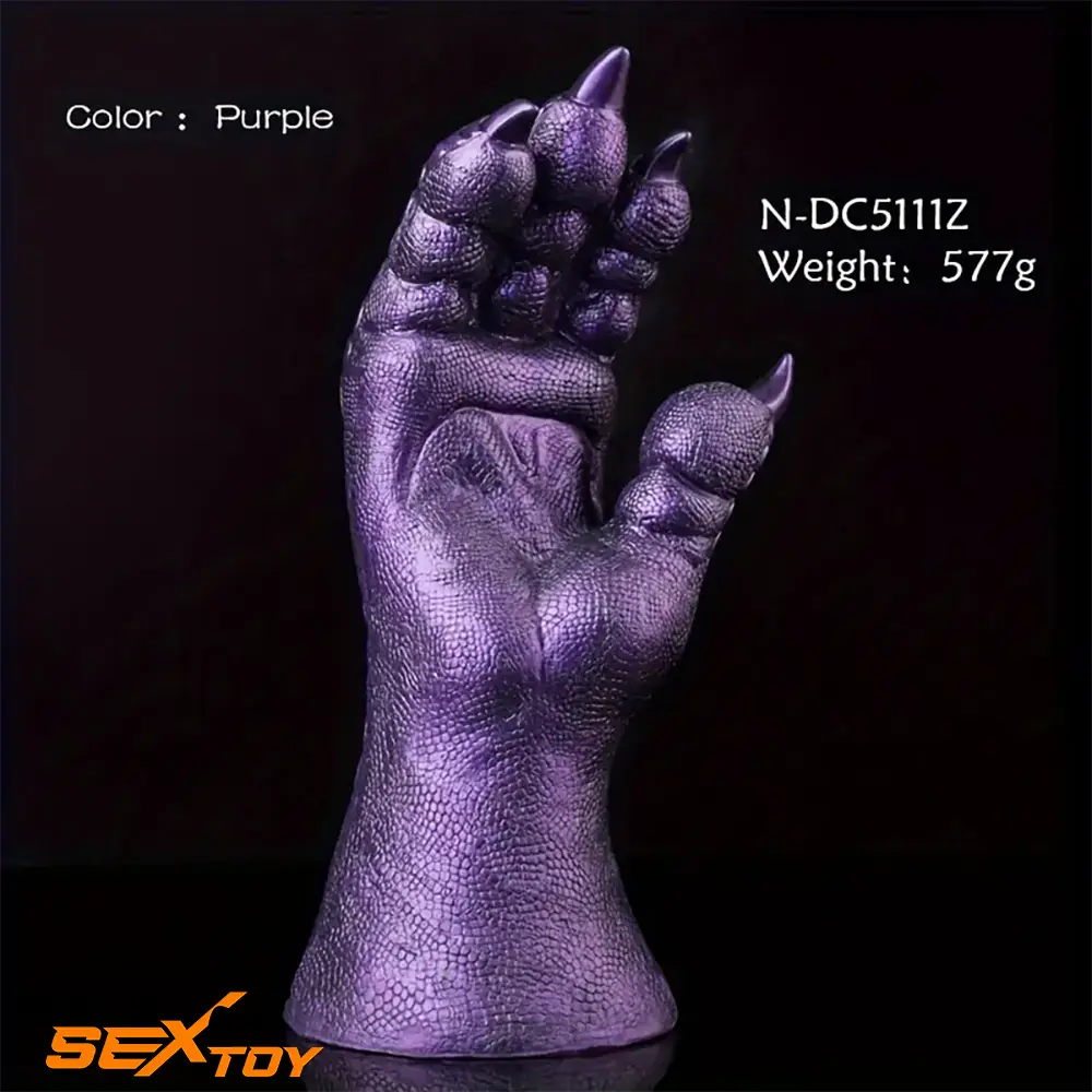8.66in Fantasy Monster Hands Silicone Soft Dildo For Women G Spot Male Sex Toy