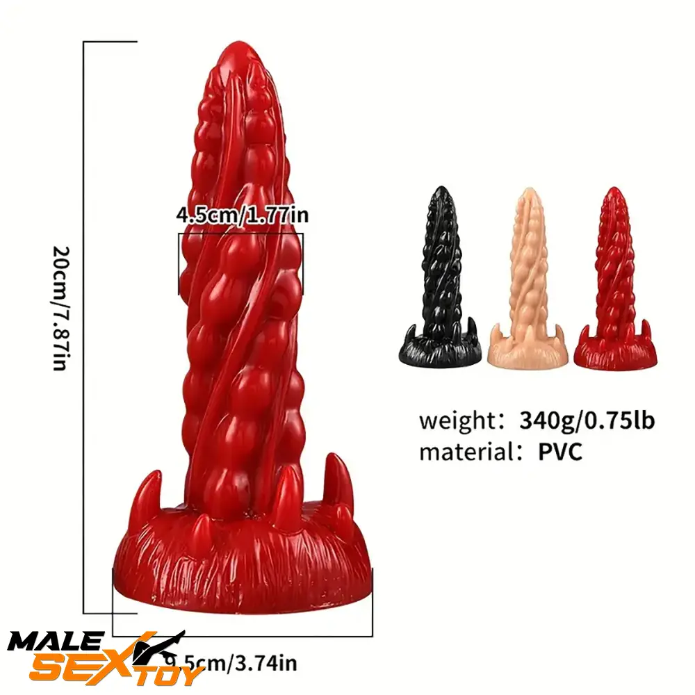 7.87in Monster Fantasy Dildo For Women G Spot Love Female Sex Toy Male Sex Toy
