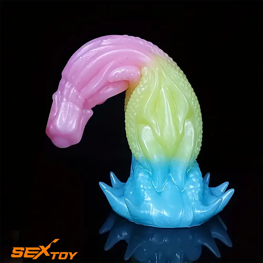 9.06in Silicone Dragon Big Soft Dildo For G-Spot Anal Female Sex Male Sex Toy
