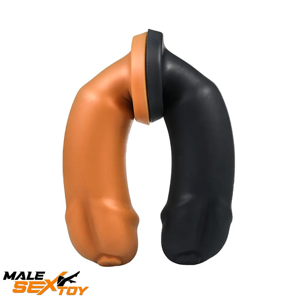 5.12in 6.29in 7.87in 9.06in Silicone Soft Odd Female Suction Cup Dildo Male Sex Toy