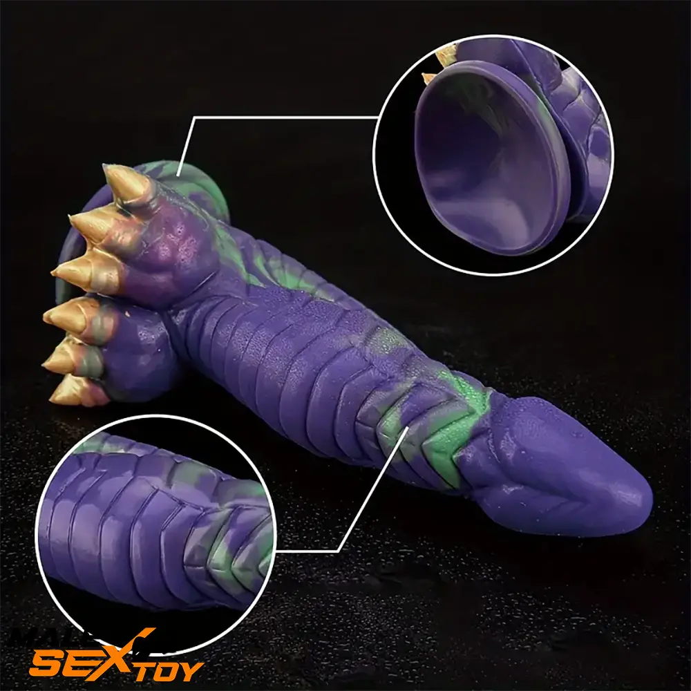 8.66in Silicone Soft Big Dragon Monster Dildo For Women Men Sex Male Sex Toy