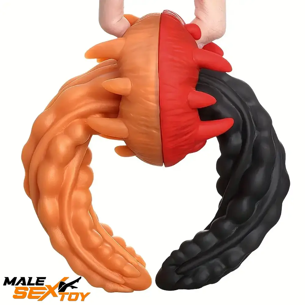 7.48in Lifelike Silicone Soft Jellyfish Monster Dildo For Anal Sex Toy Male Sex Toy