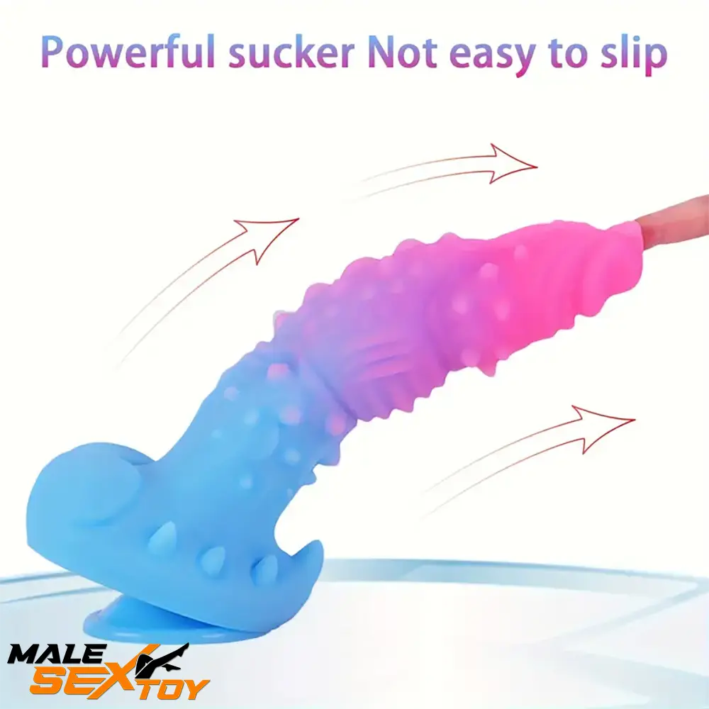 6.3in 7.08in 7.87in 9.05in 10.23in Silicone Fantasy Soft Dildo Female Toy Male Sex Toy