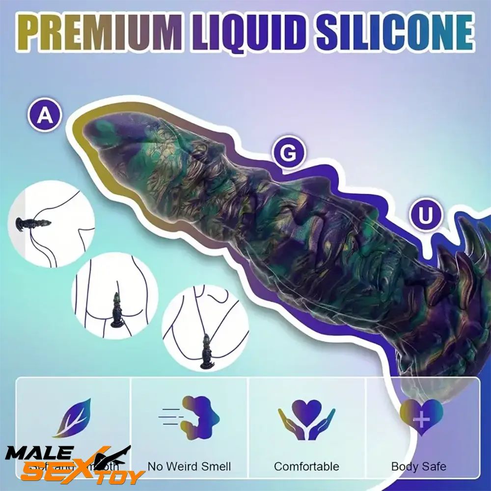 9.84in Body Safe Silicone Big Soft Monster Dildo For Women Sex Male Sex Toy