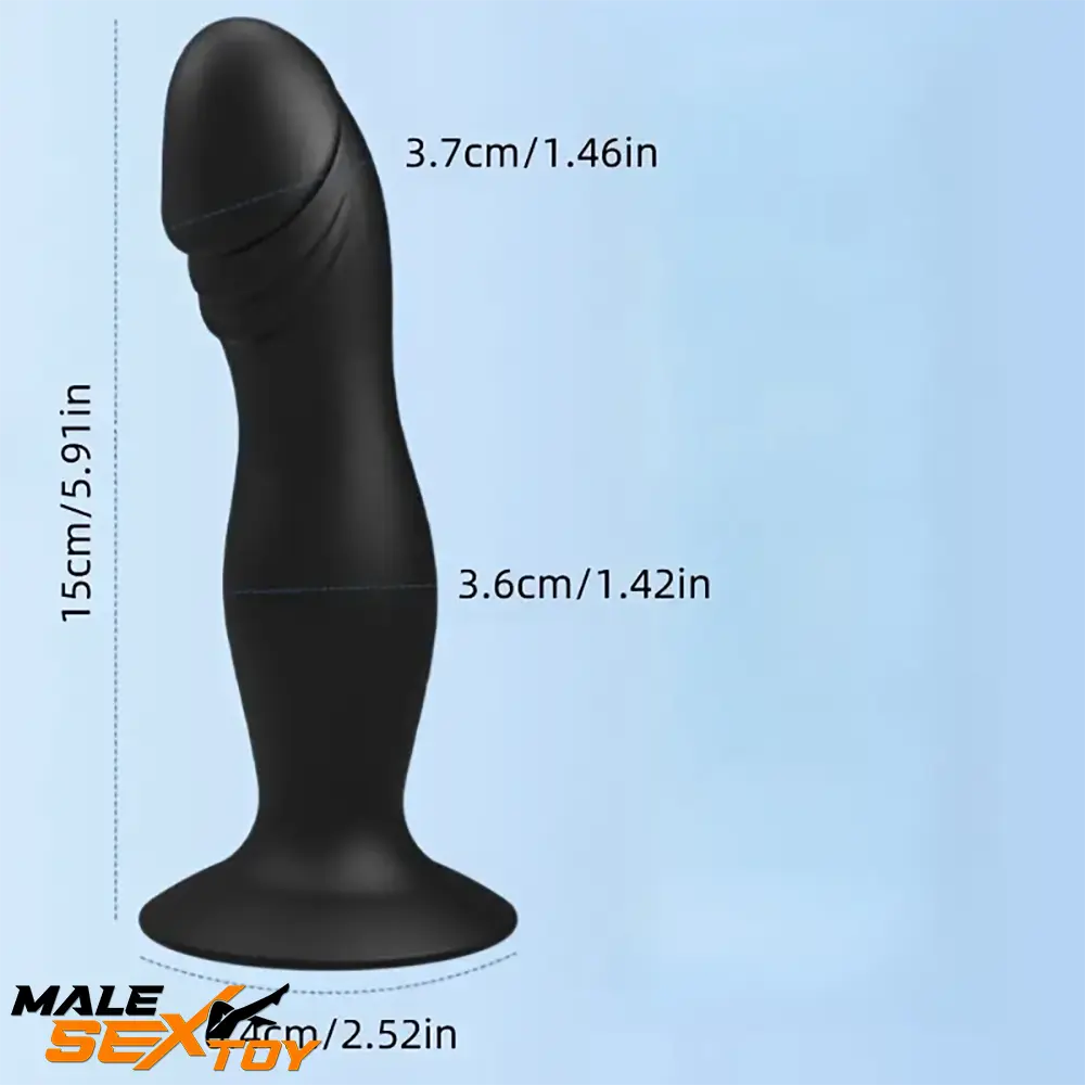 5.9in Unisex Soft Silicone Dildo For Anal Vaginal Simulation Female Toy Male Sex Toy
