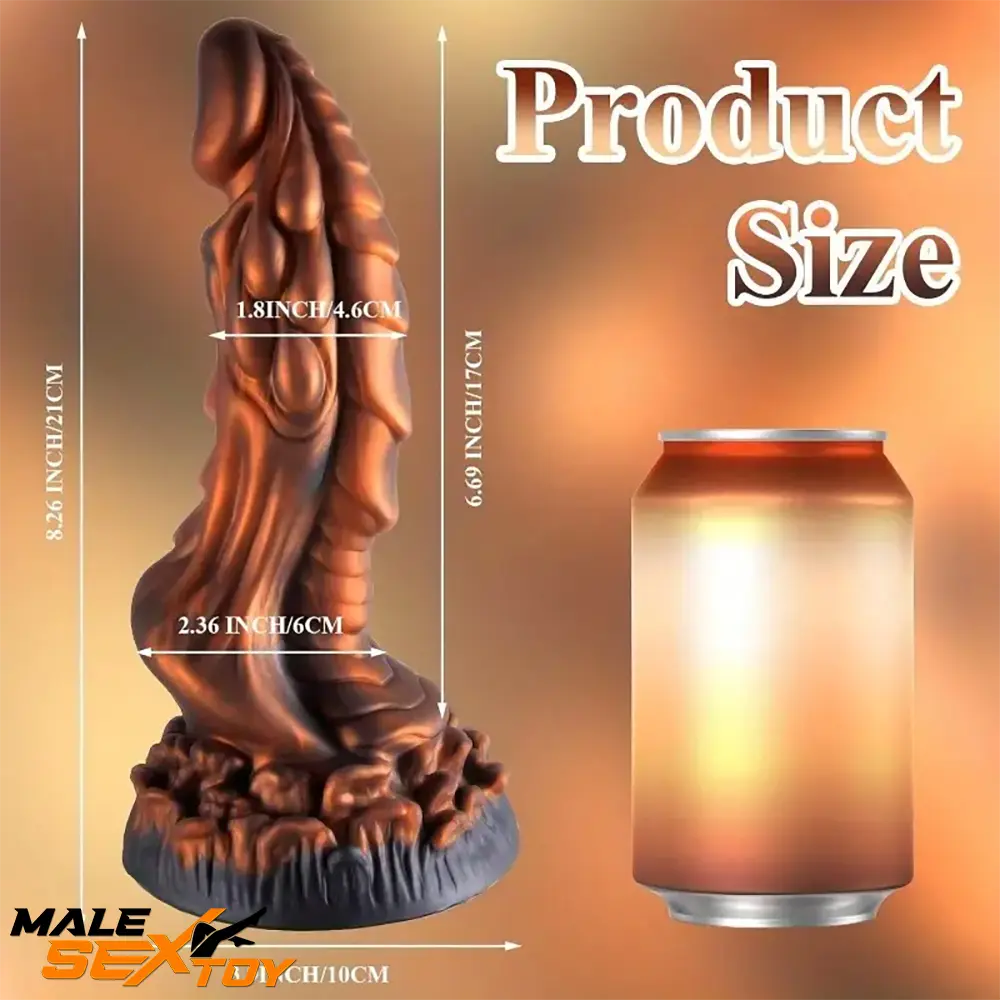 8.26in Dragon Big Silicone Soft Dildo For Women Men Couple Sex Male Sex Toy