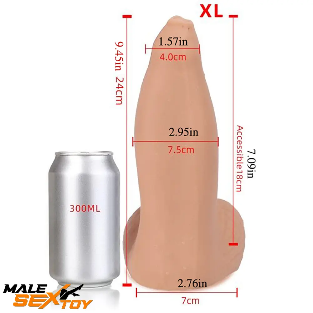 5.9in 7.09in 8.66in 9.45in 11.02in Silicone Big Thick Dildo For Female Male Sex Toy