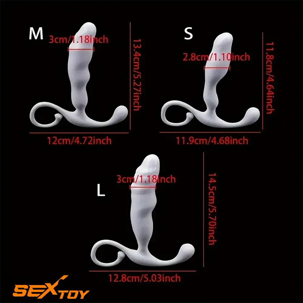 4.64in 5.27in 5.7in Unisex Soft Female Dildo For Anal Vaginal Simulation Male Sex Toy
