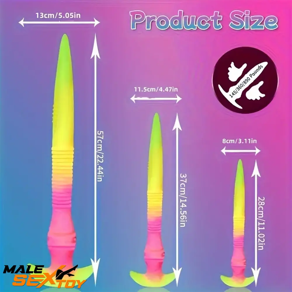 11.02in 14.56in 22.4in Silicone Soft Big Long Dildo For G-Spot Sex Male Sex Toy