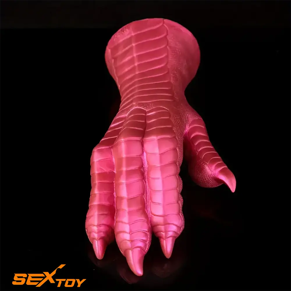 8.66in Fantasy Monster Hands Silicone Soft Dildo For Women G Spot Male Sex Toy