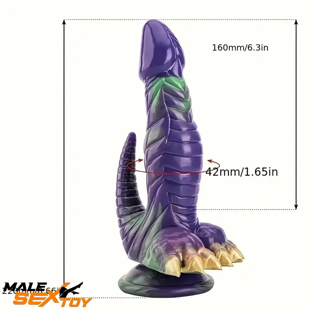 8.66in Silicone Soft Big Dragon Monster Dildo For Women Men Sex Male Sex Toy