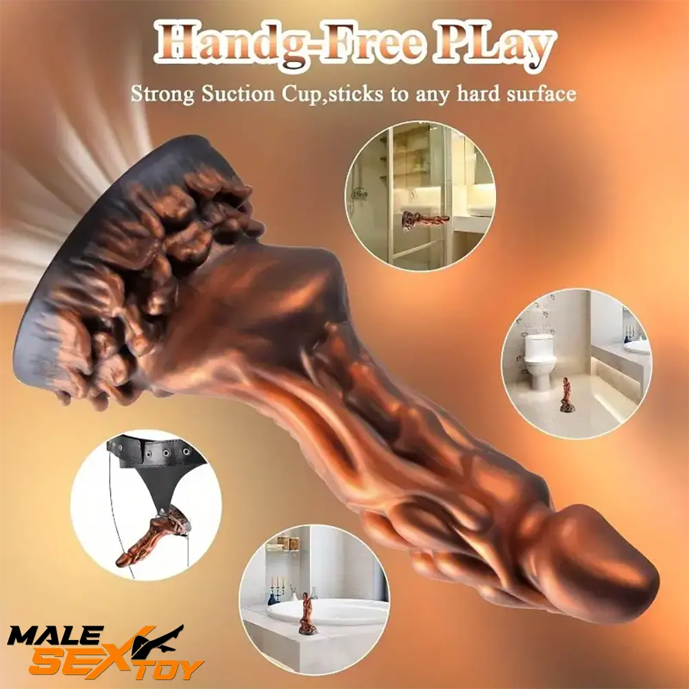 8.26in Dragon Big Silicone Soft Dildo For Women Men Couple Sex Male Sex Toy