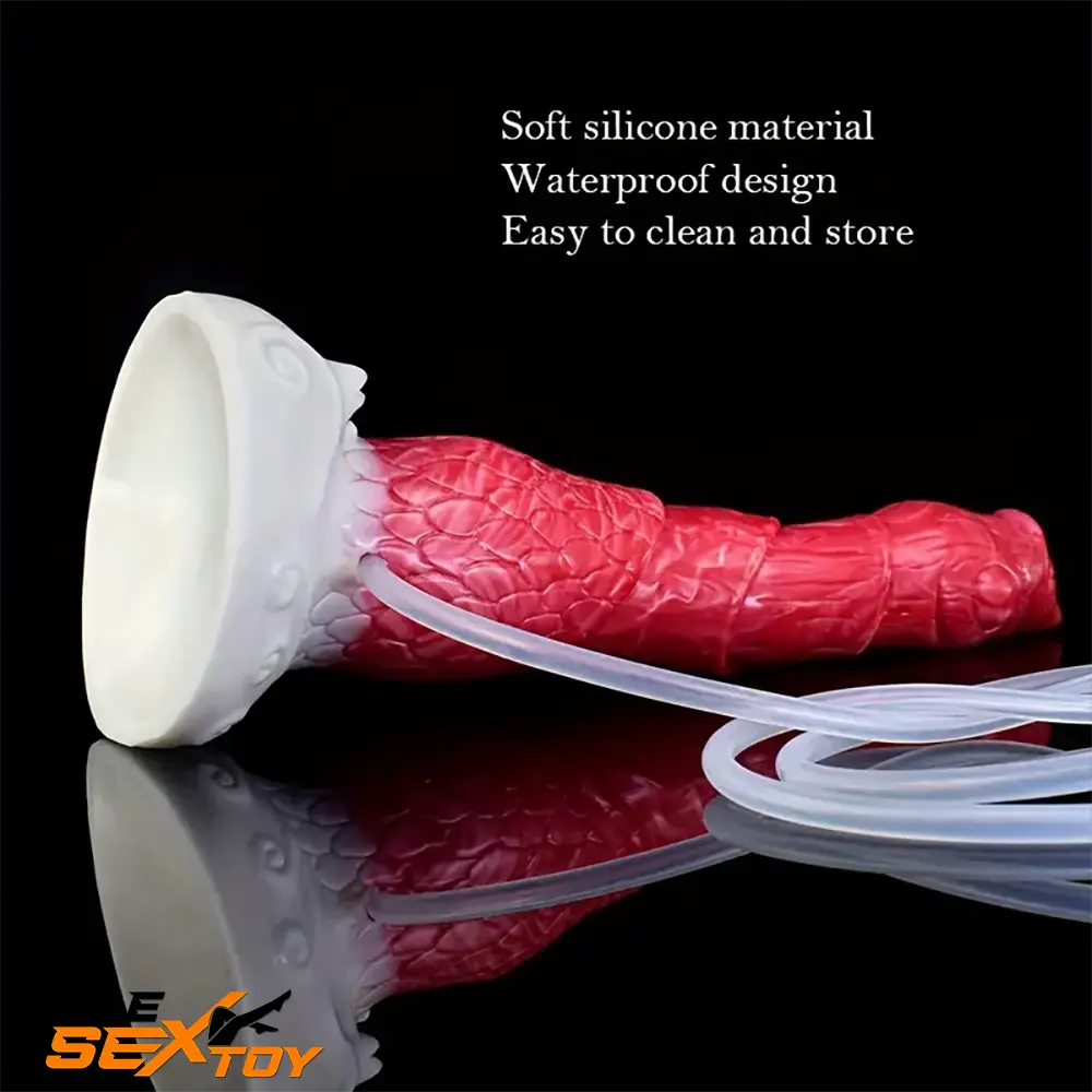 8.46in Body Safe Silicone Big Soft Dragon Dildo For Women Adults Male Sex Toy