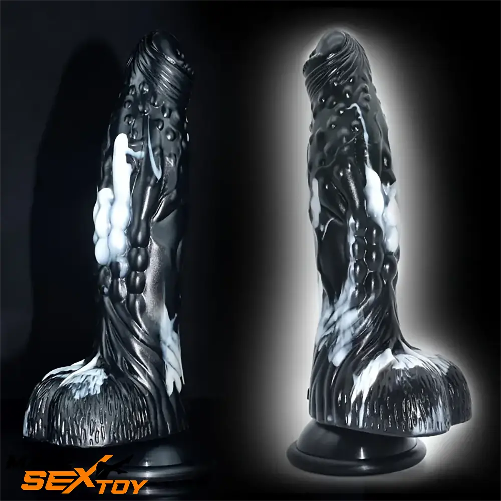 7.67in Silicone Fantasy Soft Dildo For G-Spot Anal Stimulation Female Toy Male Sex Toy