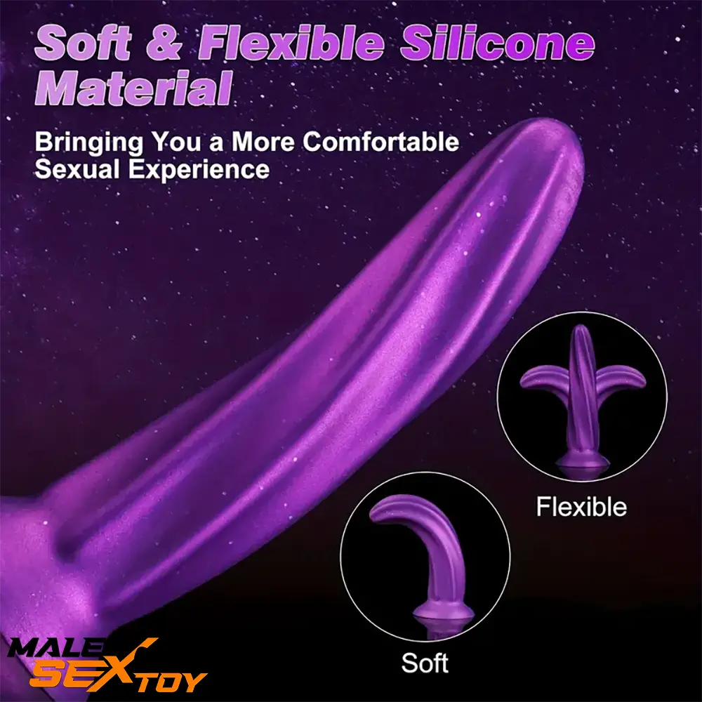 6.69in Spiral Fantasy Silicone Soft Dildo For Women G Spot Love Toy Male Sex Toy