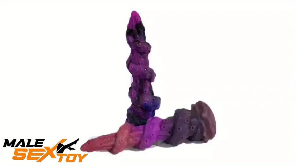 8.66in Silicone Monster Spiral Large Soft Dildo For Women Suction Cup Male Sex Toy