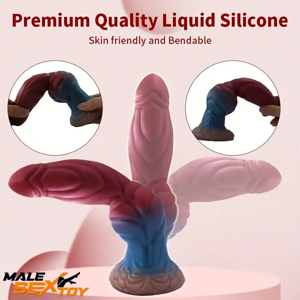 11.61in Fantasy Monster Cock Silicone Soft Dildo For Women G Spot Male Sex Toy
