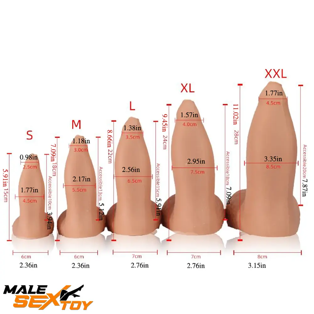 5.9in 7.09in 8.66in 9.45in 11.02in Silicone Big Thick Dildo For Female Male Sex Toy